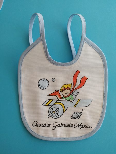 Bavettina Piccolo Principe aereo