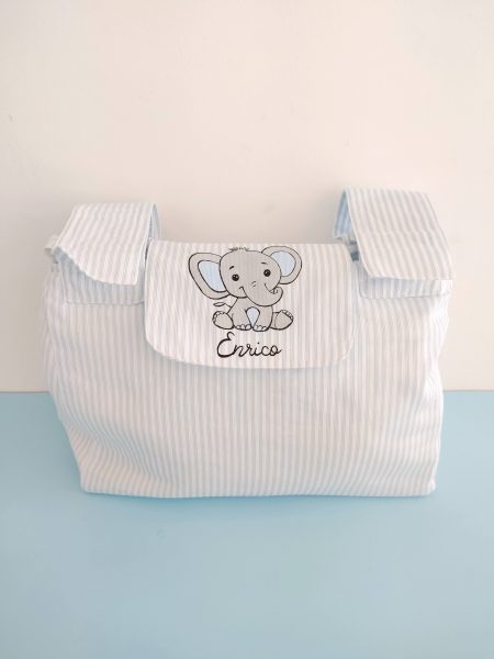 Borsa Elefantino orecchie azzurre
