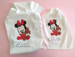 Coordinato copertina e sacchettina minnie orsacchiotto
