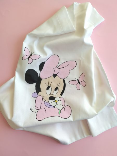 Copertina carrozzina Minnie farfalle