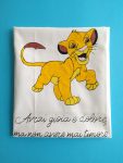 Copertina carrozzina Simba frase gioia e dolore