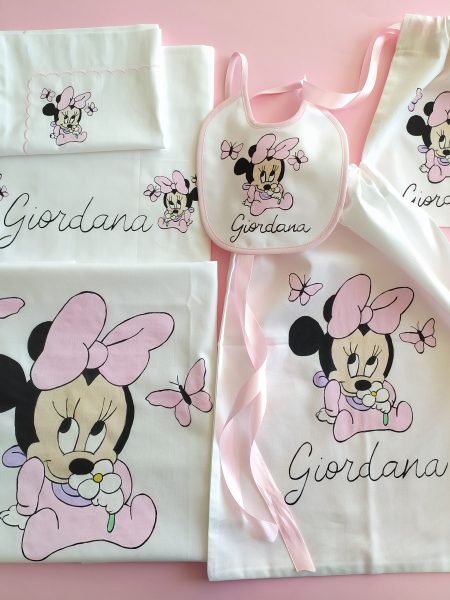 Corredino coordinato Minnie farfalle