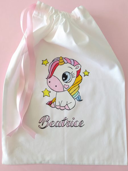 Sacchettina Unicorno stelle