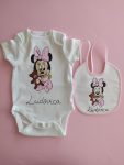 Set body e bavettina Minnie orsacchiotto