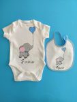 Set giorno elefantino palloncino blu