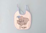 Bavettina Dumbo cappellino blu
