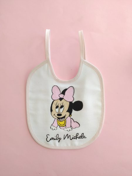 Bavettina Minnie fiocco