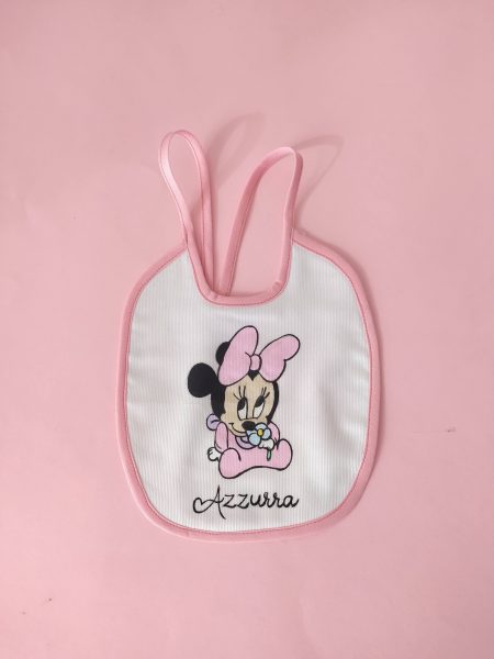 Bavettina Minnie fiore