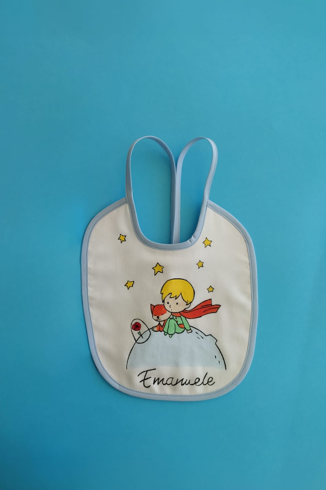 Bavettina Piccolo principe stelle