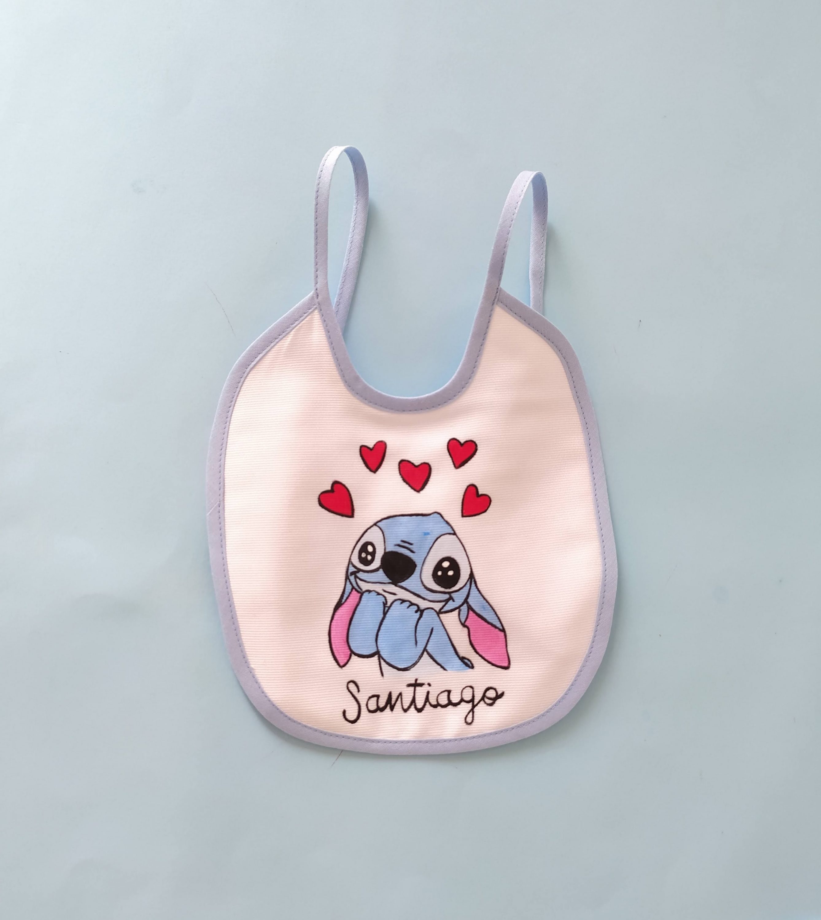Bavettina Stitch cuori