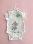 Body Elefantino palloncino verde..