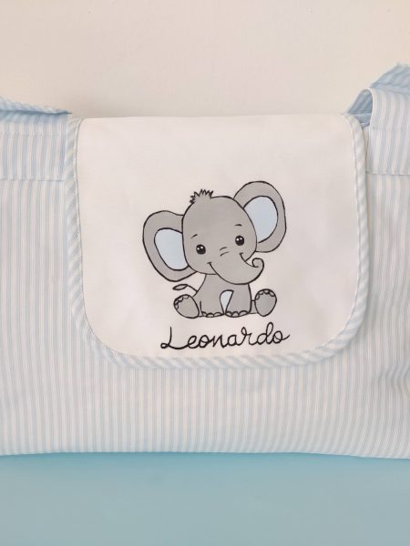 Borsa elefantino orecchie azzurre