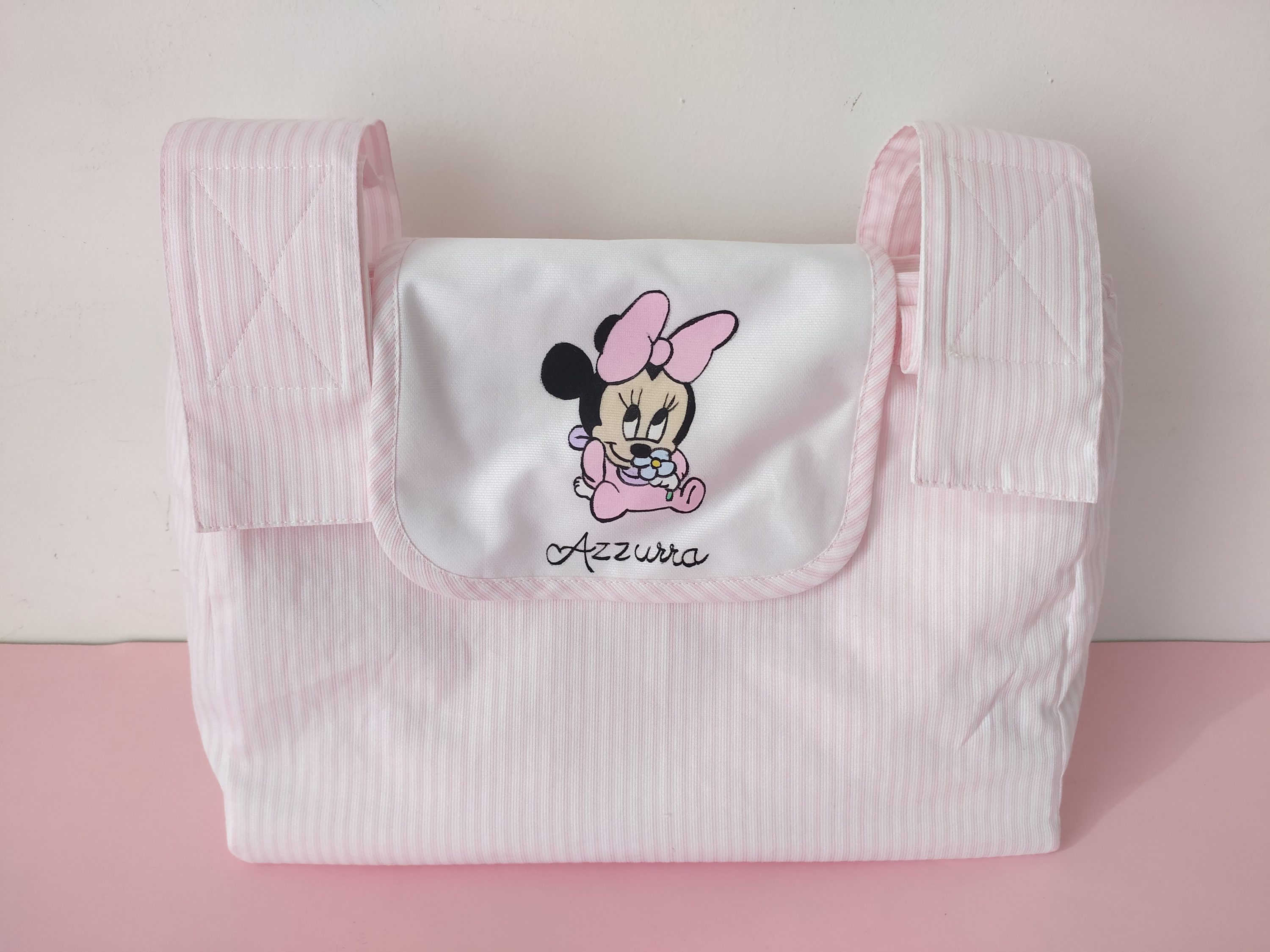 Borsa passeggino Minnie fiore