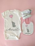 Completino abbigliamento Elefantino palloncino
