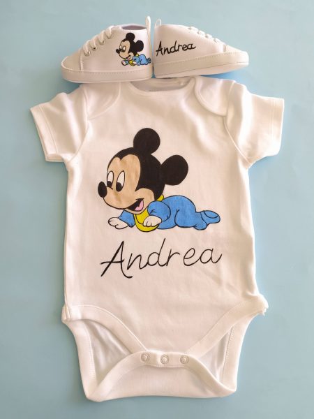 Completo abbigliamento Topolino a gattoni
