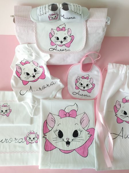 Completo carrozzina Minou fiocco