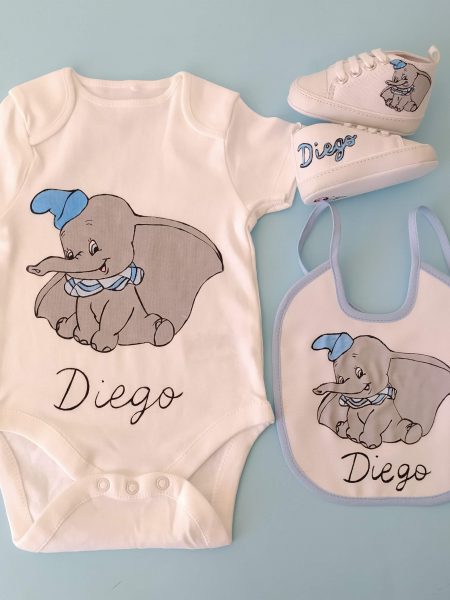 Coordinato Dumbo cappellino blu