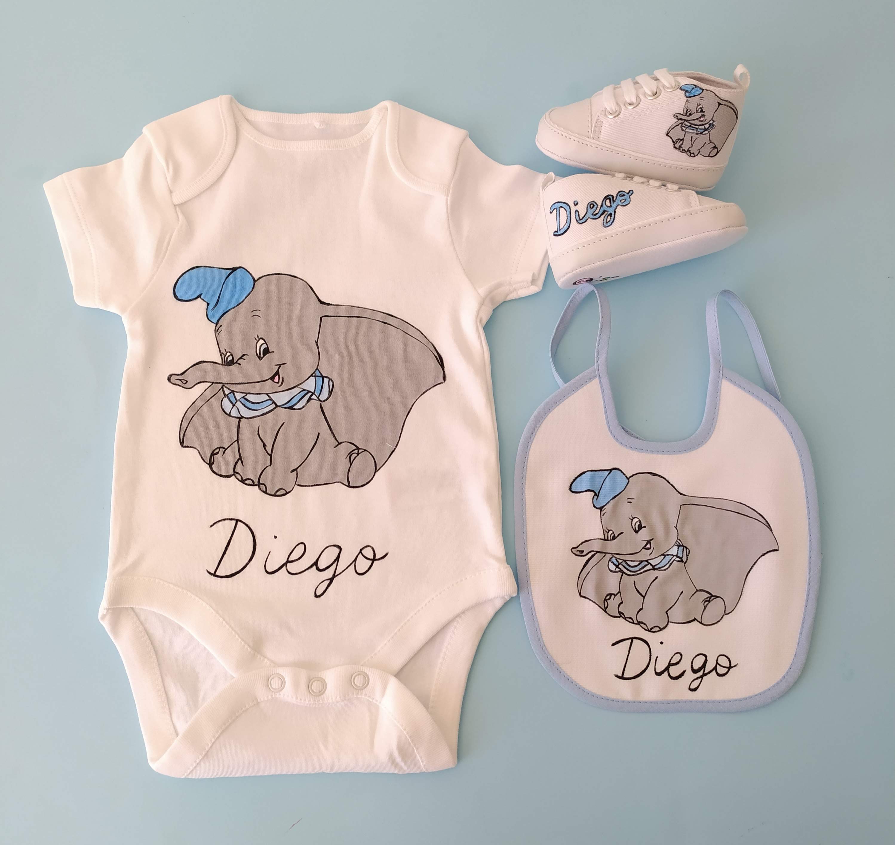 Coordinato Dumbo cappellino blu