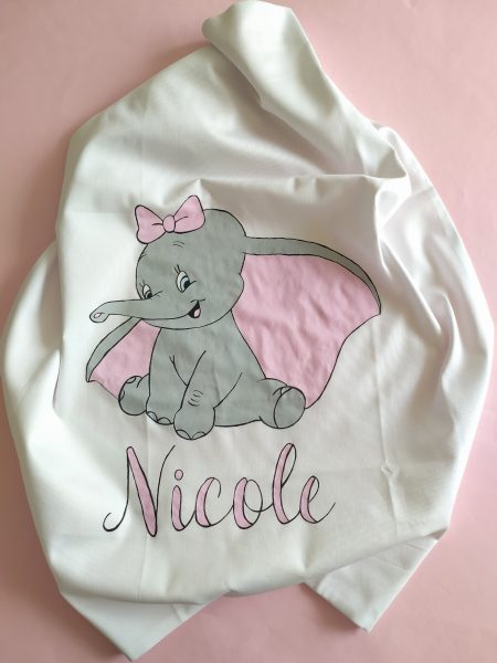 Copertina Dumbo fiocco rosa