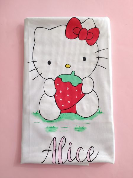 Copertina passeggino Hello Kitty fragola