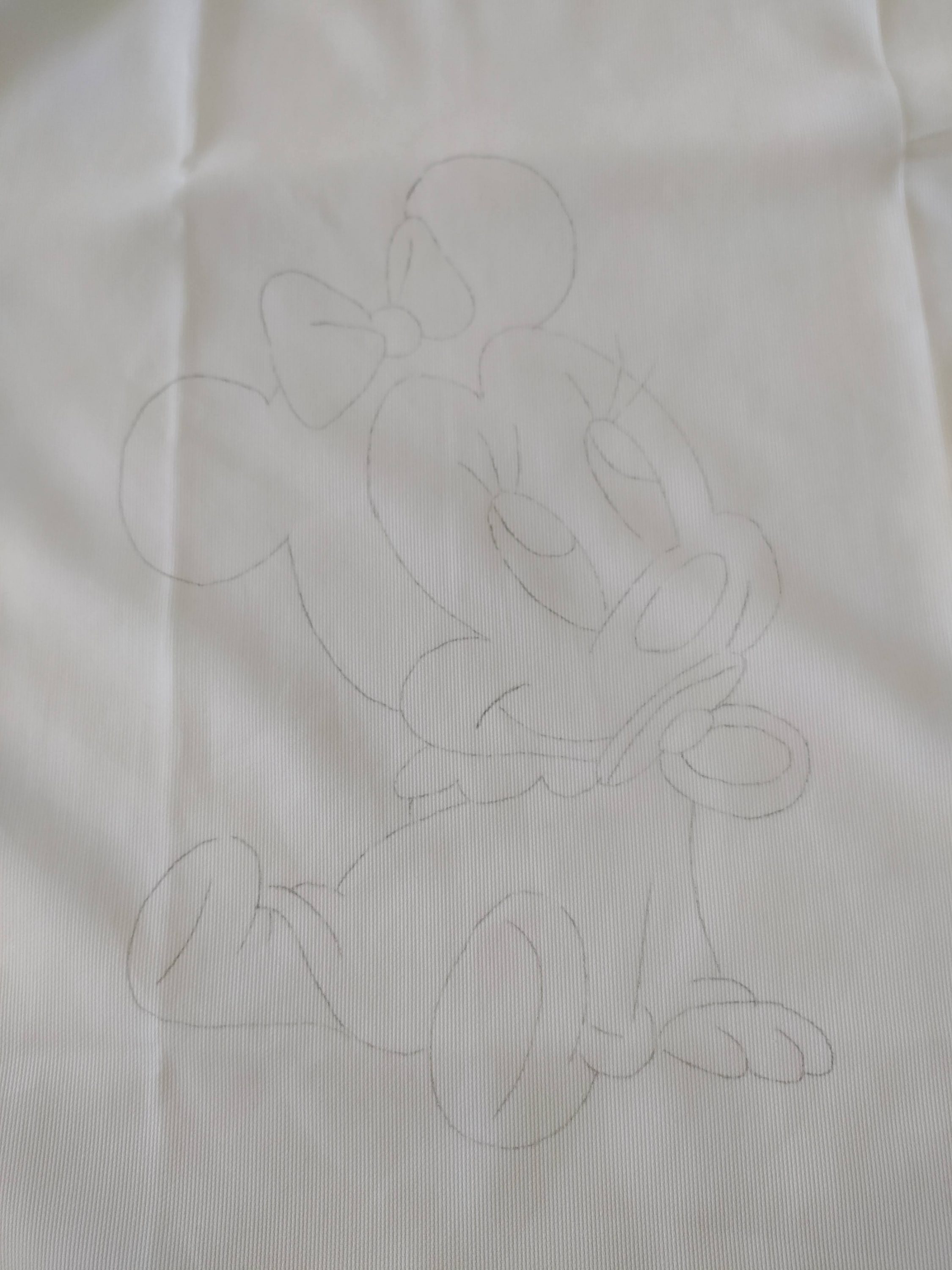 Lenzuolino e federa Minnie ciuccio....