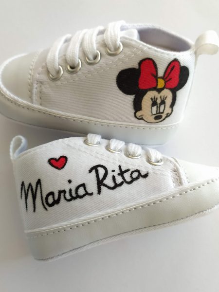 Scarpette Minnie fiocco rosso