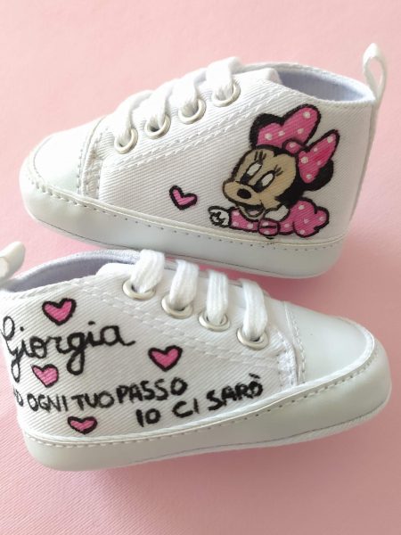Scarpette Minnie pois