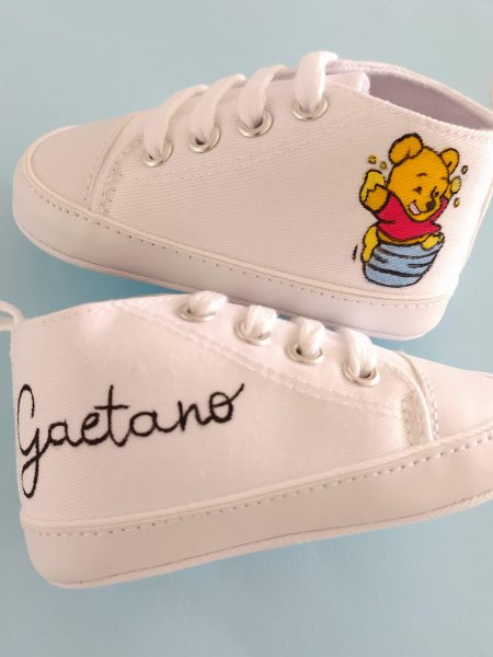 Scarpette Winnie the pooh miele