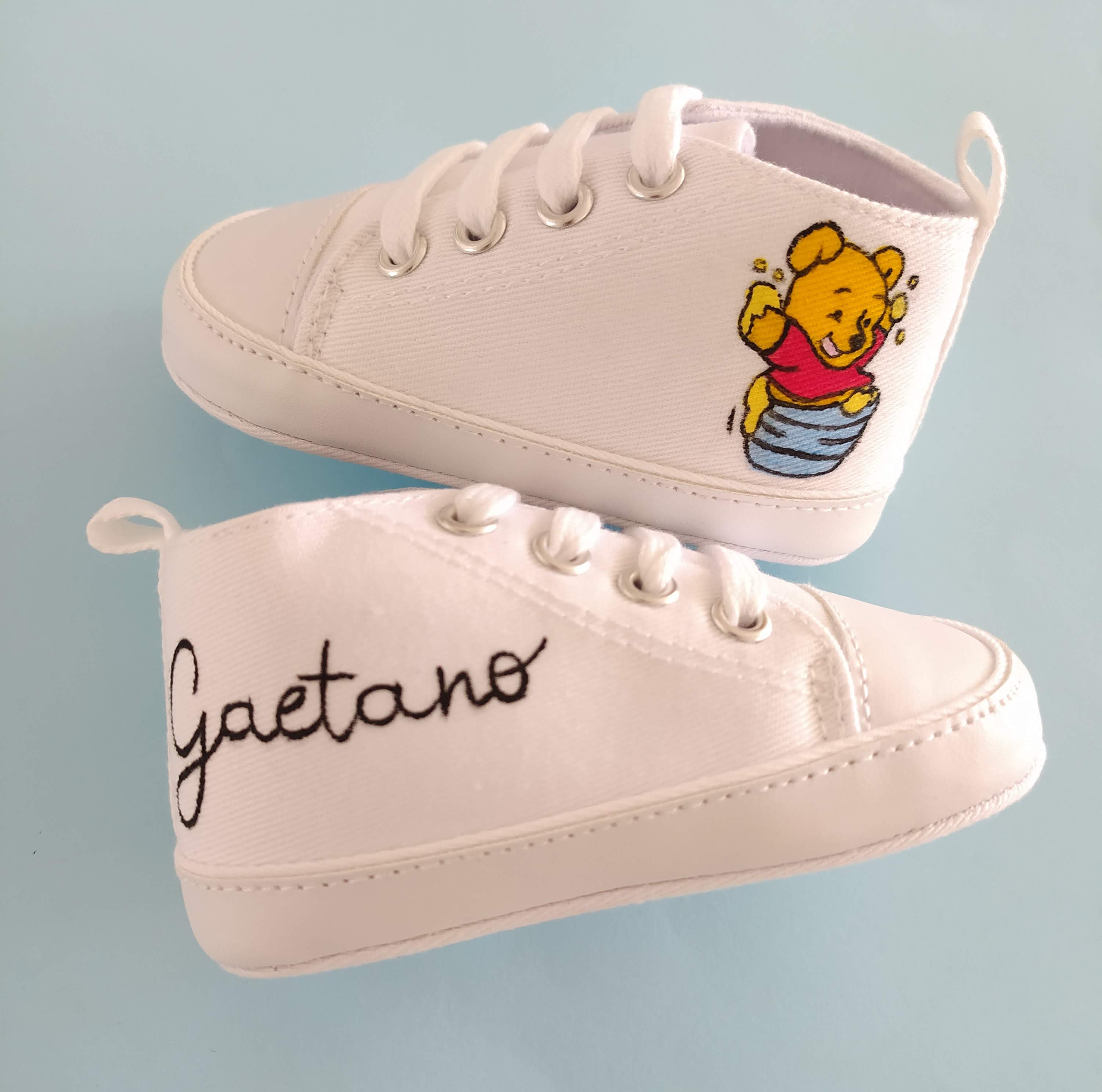 Scarpette Winnie the pooh miele
