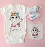 Coordinato Unicorno cuori