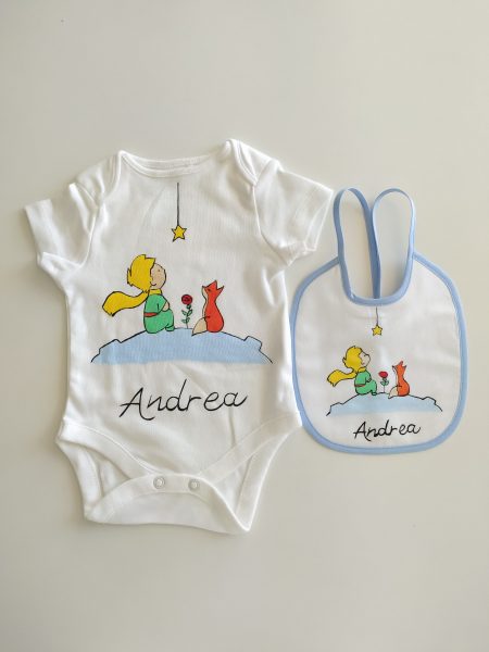 Set abbigliamento neonato Piccolo Principe stella