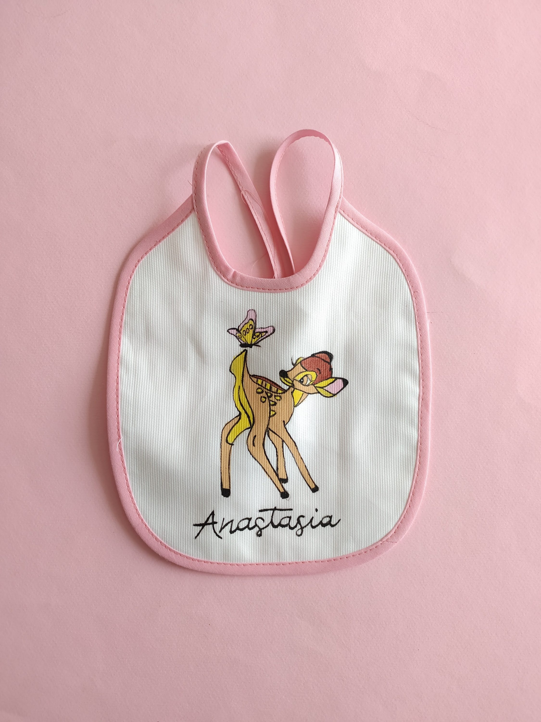 Bavettina Bambi farfalla