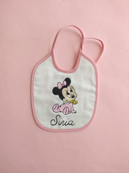 Bavettina Minnie ciuccio