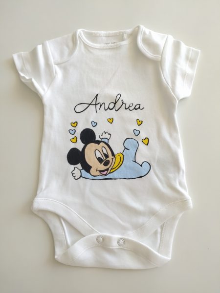 Body Topolino cuori