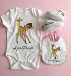 Coordinato abbigliamento Bambi farfalla